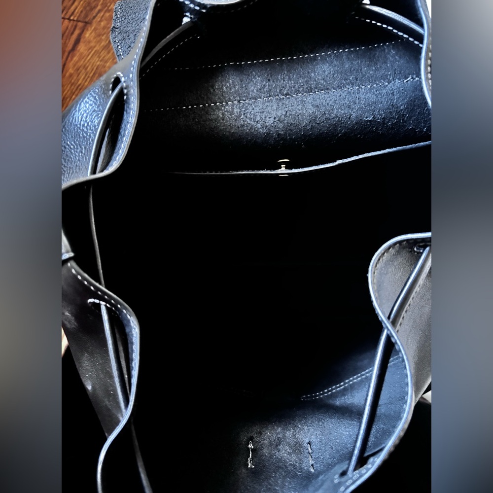 Coach Crosby 28 Black Leather Backpack - Picture 12 of 12